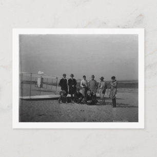 Carte Postale Portrait de groupe devant le planeur à Kill