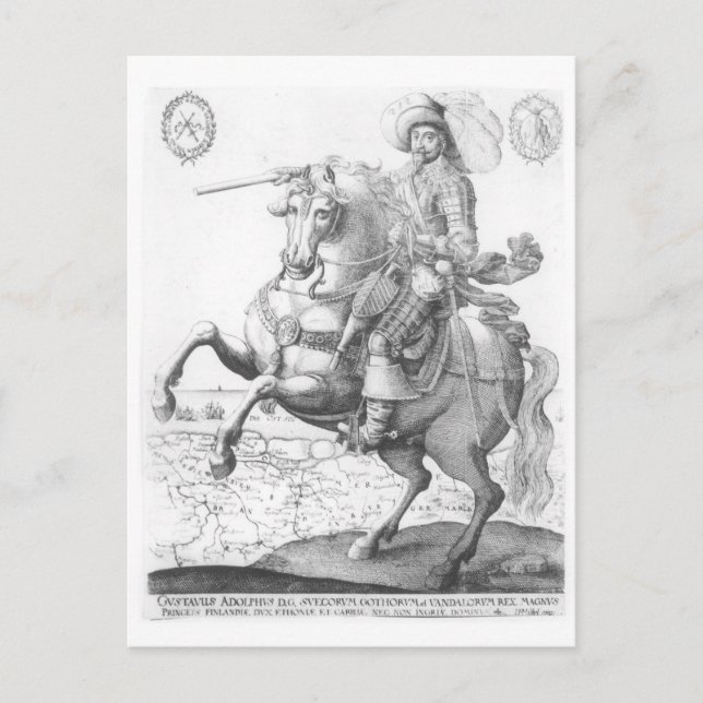Carte Postale Portrait de Gustavus Adolphus II (Devant)