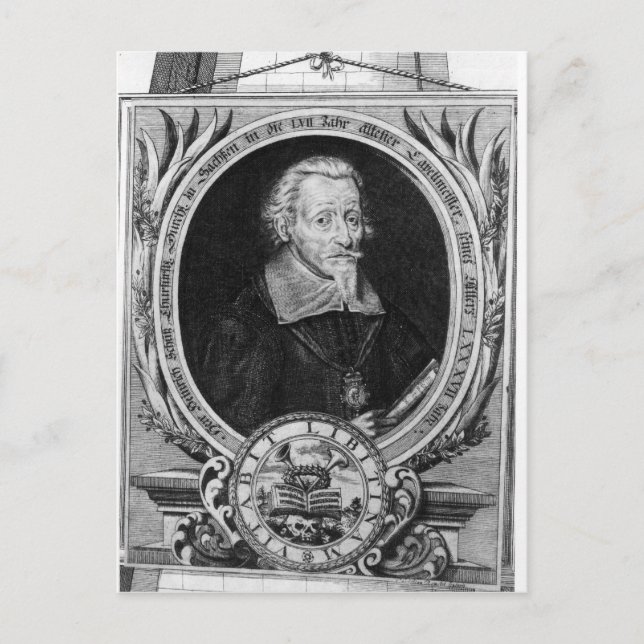 Carte Postale Portrait de Heinrich Schutz (Devant)