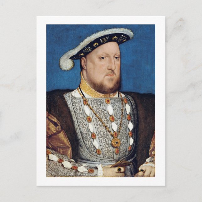 Carte Postale Portrait de Henri VIII d'Angleterre, Holbein (Devant)