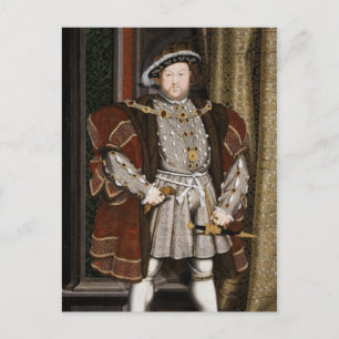 Carte Postale Portrait de Henri VIII (Hans Holbein le jeune)