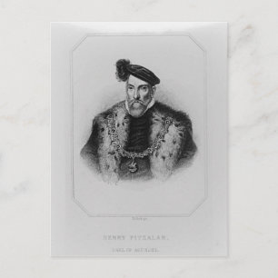 Carte Postale Portrait de Henry Fitzalan, 12e comte de
