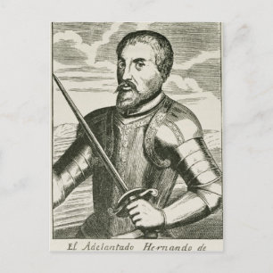 Carte Postale Portrait de Hernando de Soto