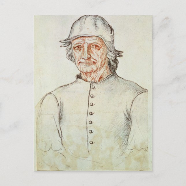 Carte Postale Portrait de Hieronymus Bosch (Devant)