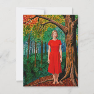 Carte Postale "Portrait de Holly" - Une robe lumineuse pour Natu