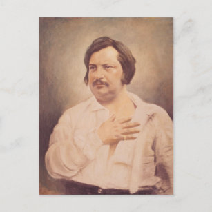 Carte Postale Portrait de Honore de Balzac