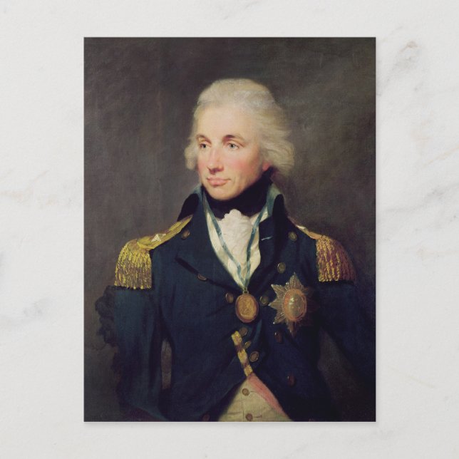 Carte Postale Portrait de Horatio Nelson, Viscount Nelson (Devant)