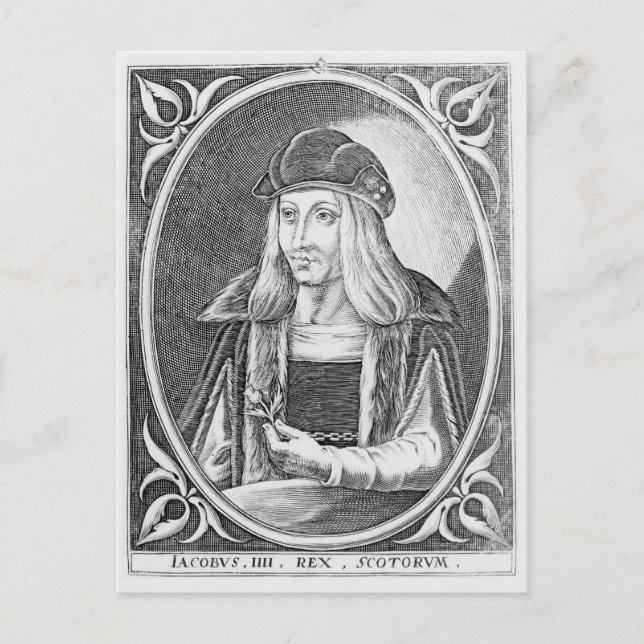 Carte Postale Portrait de James IV d'Ecosse (Devant)