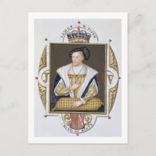 Carte Postale Portrait de James V (1512-42) Roi d'Écosse