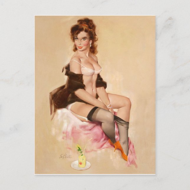 Carte Postale Portrait de jeune femme (Devant)