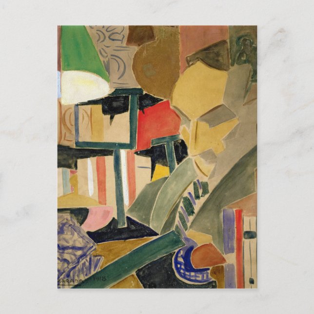 Carte Postale Portrait de Joan Salvat-Papasseit 1918 (Devant)