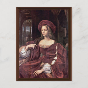 Carte Postale Portrait De Joanna Of Aragon Par Raffael