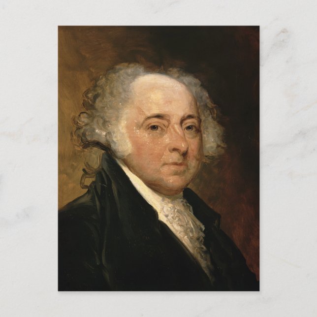 Carte Postale Portrait de John Adams (Devant)