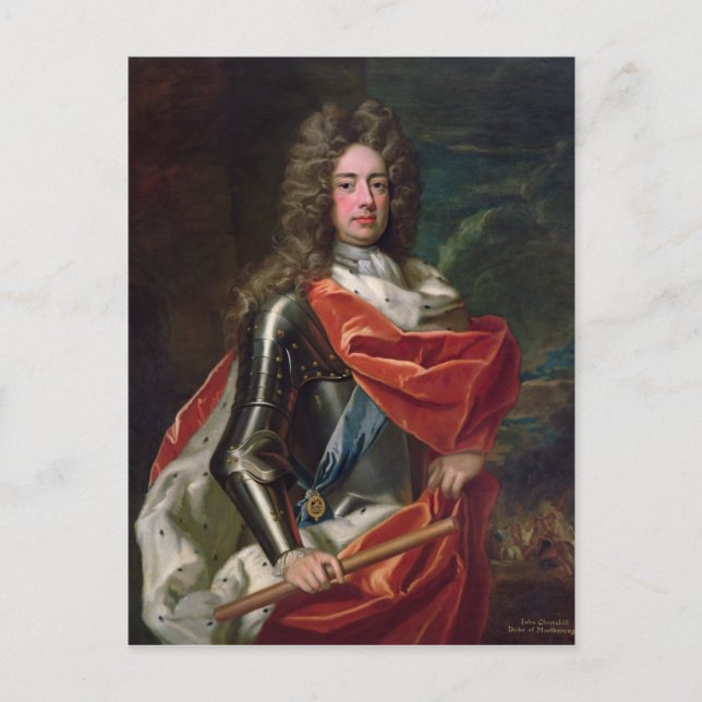 Carte Postale Portrait de John Churchill (Devant)