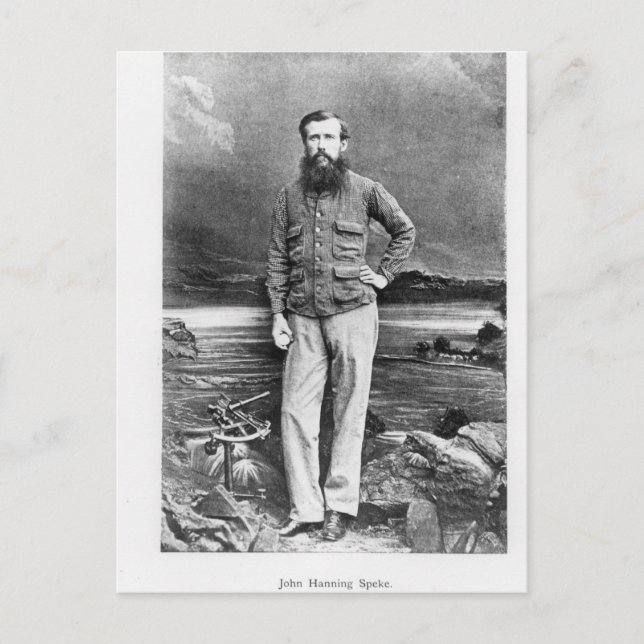Carte Postale Portrait de John Hanning Speke (Devant)