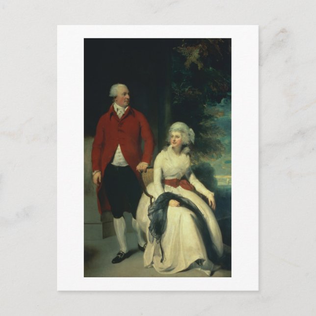 Carte Postale Portrait de John Julius Angerstein (1735-1823) et (Devant)
