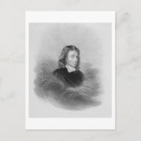 Portrait de John Milton (1608-74) engraved by the 
