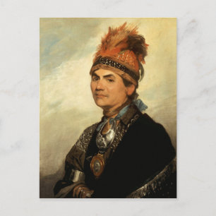 Carte Postale Portrait de Joseph Brant par Gilbert Stuart
