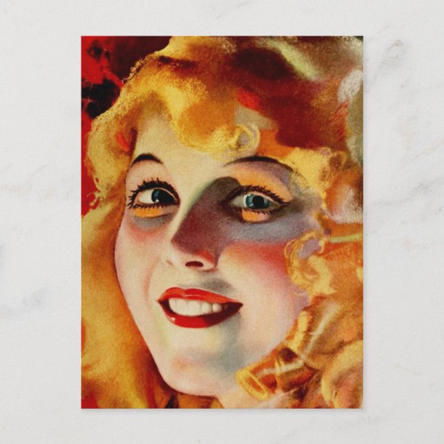 Carte Postale Portrait de June Caprice (Devant)