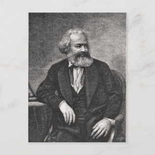 Carte Postale Portrait de Karl Marx 1857