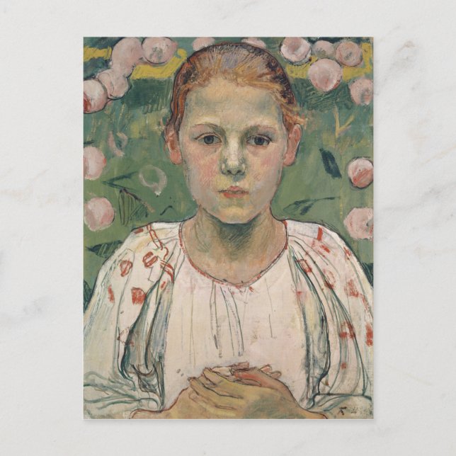 Carte Postale Portrait de Kathe von Bach | Dans le jardin (Devant)