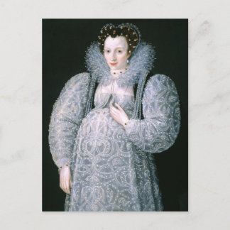 Carte Postale Portrait de la Dame inconnue c.1595 Art fine