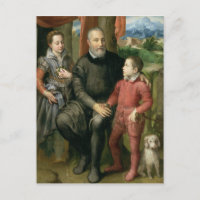 Portrait de la famille de l'artiste, Minerva