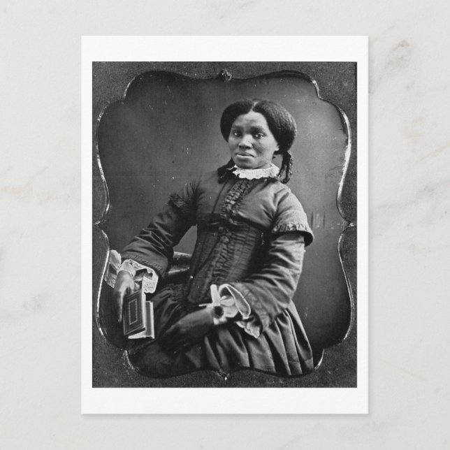 Carte Postale Portrait de la femme afro-américaine ~ 1850 (Devant)