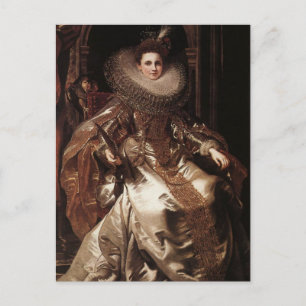 Carte Postale Portrait de la marquise Pallavicino par Rubens