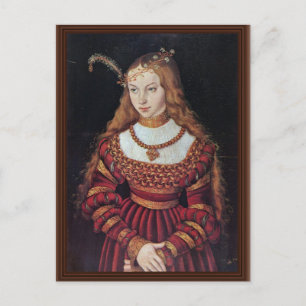 Carte Postale Portrait De La Princesse Sybille De Cleves Comme M