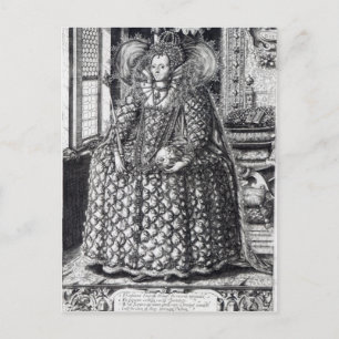 Carte Postale Portrait de la reine Elizabeth I