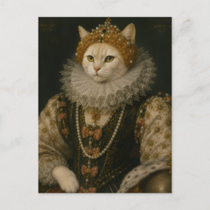 Carte Postale Portrait de la Reine Elizabeth I Renaissance en Ch