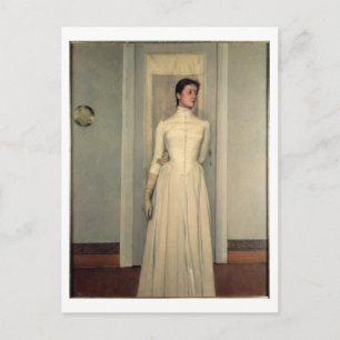 Carte Postale Portrait de la soeur de l'artiste, Marguerite Khno