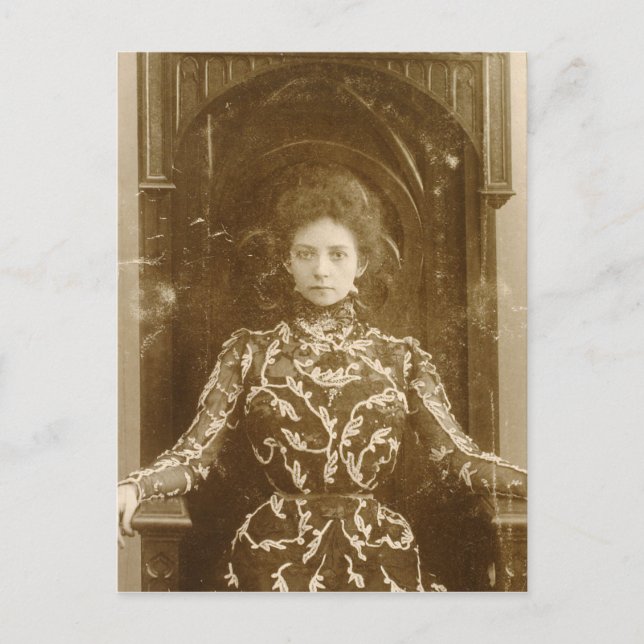 Carte Postale Portrait de l'actrice Vera Komissarzhevskaya (Devant)