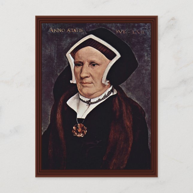 Carte Postale Portrait De Lady Margaret Butts (Devant)