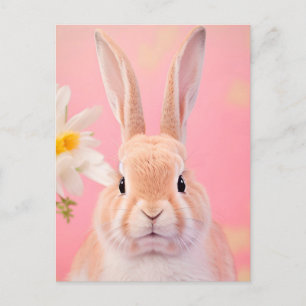 Carte Postale Portrait de lapin 088