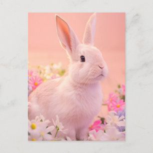 Carte Postale Portrait de lapin 089
