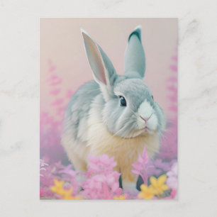 Carte Postale Portrait de lapin 107
