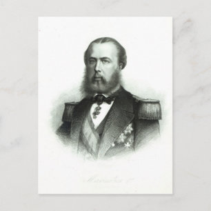 Carte Postale Portrait de l'empereur Maximilien du Mexique, 1864