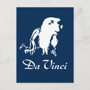 Carte Postale Portrait de Léonard de Vinci