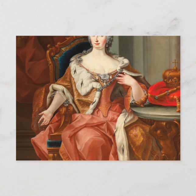 Carte Postale Portrait de l'impératrice Marie-Thérèse (Devant)