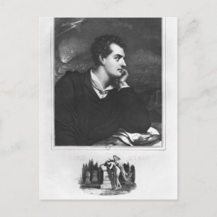 Carte Postale Portrait de Lord Byron