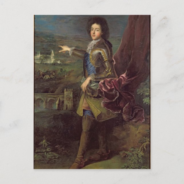 Carte Postale Portrait de Louis Auguste de Bourbon (Devant)