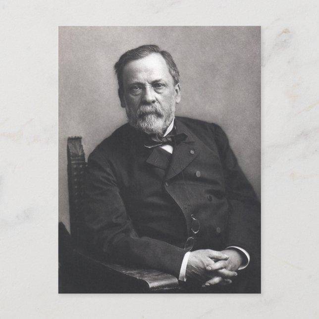 Carte Postale Portrait de Louis Pasteur par Nadar (Date pré-1885 (Devant)