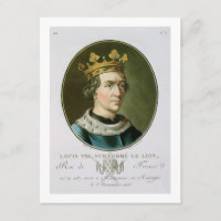 Portrait de Louis VIII, appelé "Le Lion", roi de
