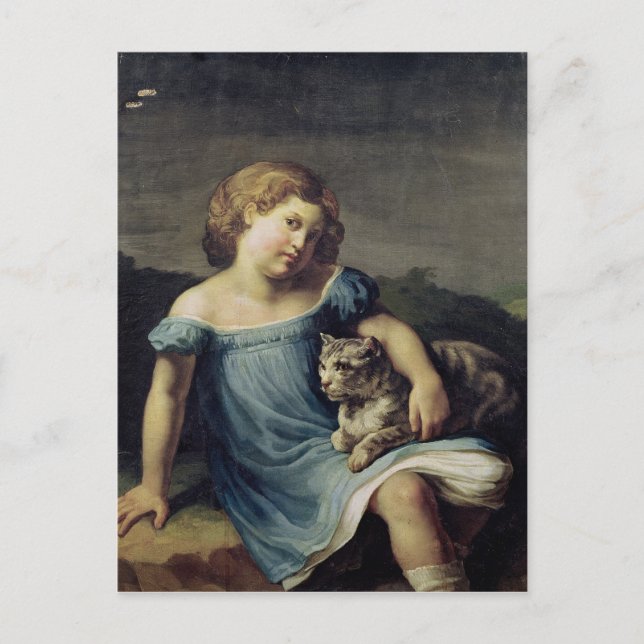 Carte Postale Portrait de Louise Vernet, enfant, 1818-19 (Devant)