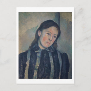 Carte Postale Portrait de Madame Cezanne avec cheveux de Loosene