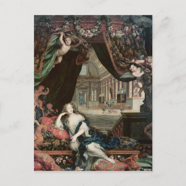 Carte Postale Portrait de Madame de inclinaison devant (Devant)