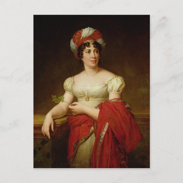 Carte Postale Portrait de Madame de Stael (Devant)