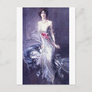 Carte Postale Portrait de Madame E. L. Doyen (1910) par Boldini